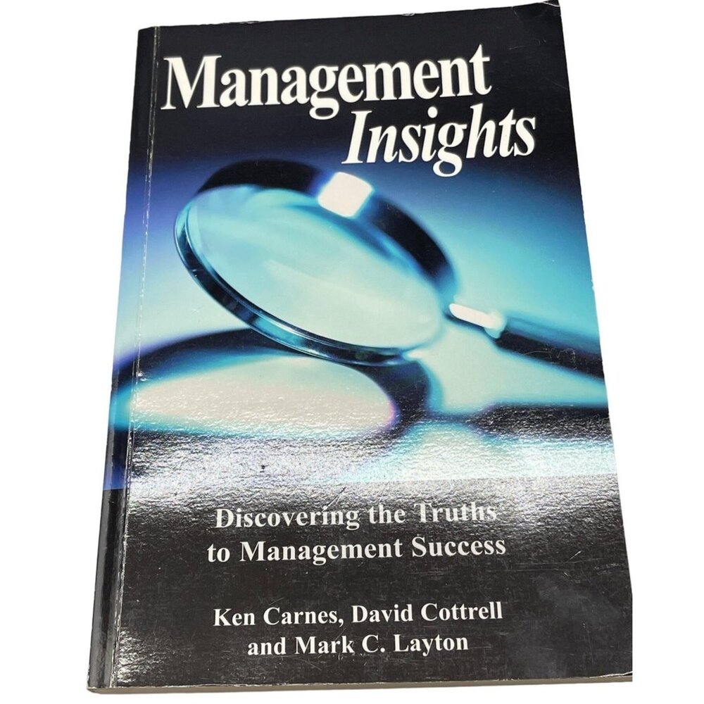 Management Insights copyright 2004 CornerStone Leadership Institute READ